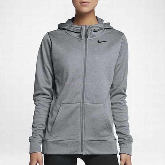 Nike Jackets & Blazers - Nike Women’s Therma Fit training hoodie Grey gray